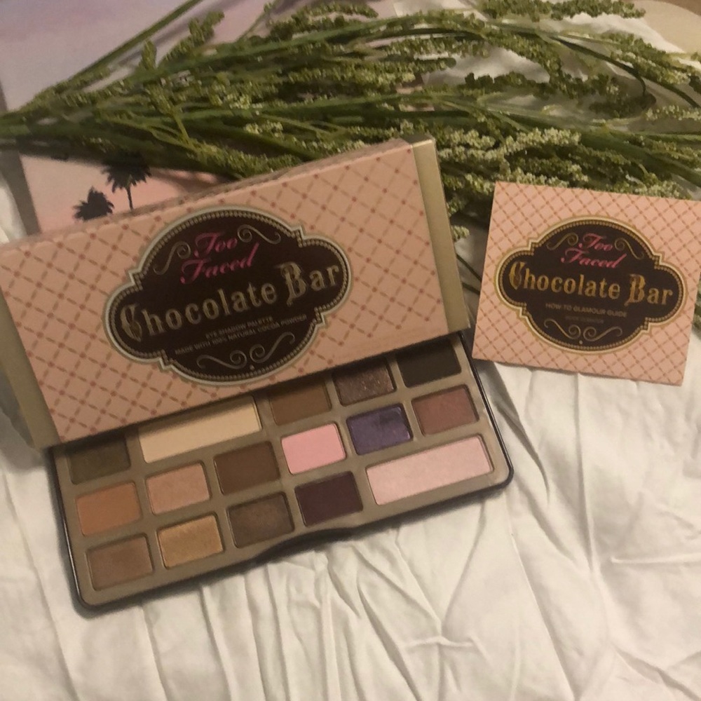 USED Too Faced Chocolate Bar Eye Shadow Palette